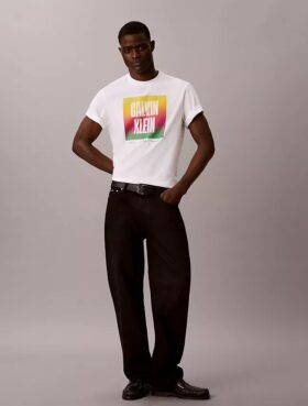 Tricou simplu cu logo Pride