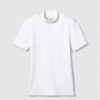 Tricou slim cu guler rotund decupat