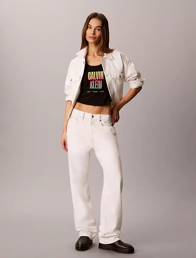 Tricou slim cu guler rotund Pride Tricou slim cu guler rotund Pride