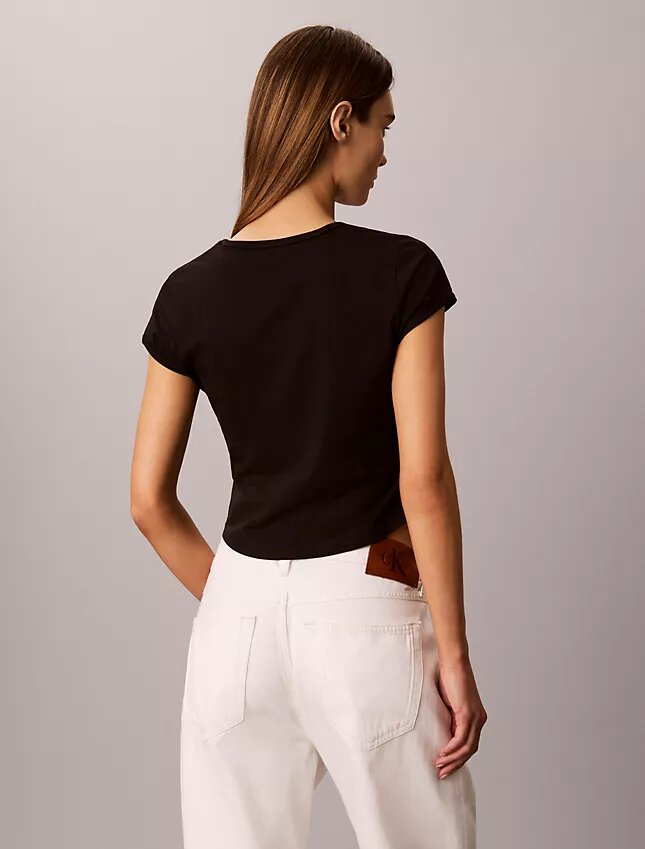 Tricou slim cu guler rotund Pride Tricou slim cu guler rotund Pride