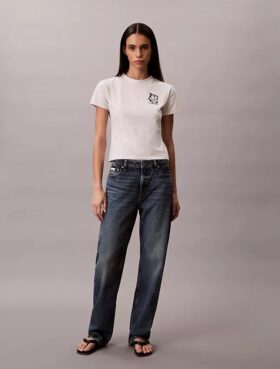 Tricou slim cu imprimeu floral