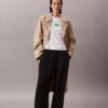 Tricou slim cu imprimeu Monogram