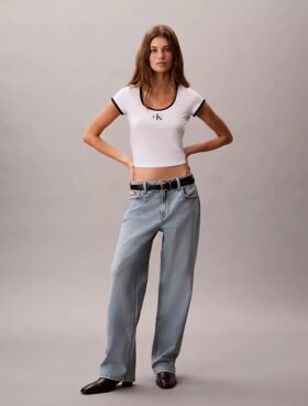 Tricou slim cu imprimeu Monologo