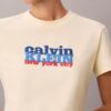 Tricou slim cu logo contrastant