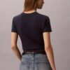 Tricou slim cu logo curbat