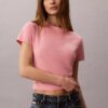 Tricou slim cu logo curbat Tricou slim cu logo curbat