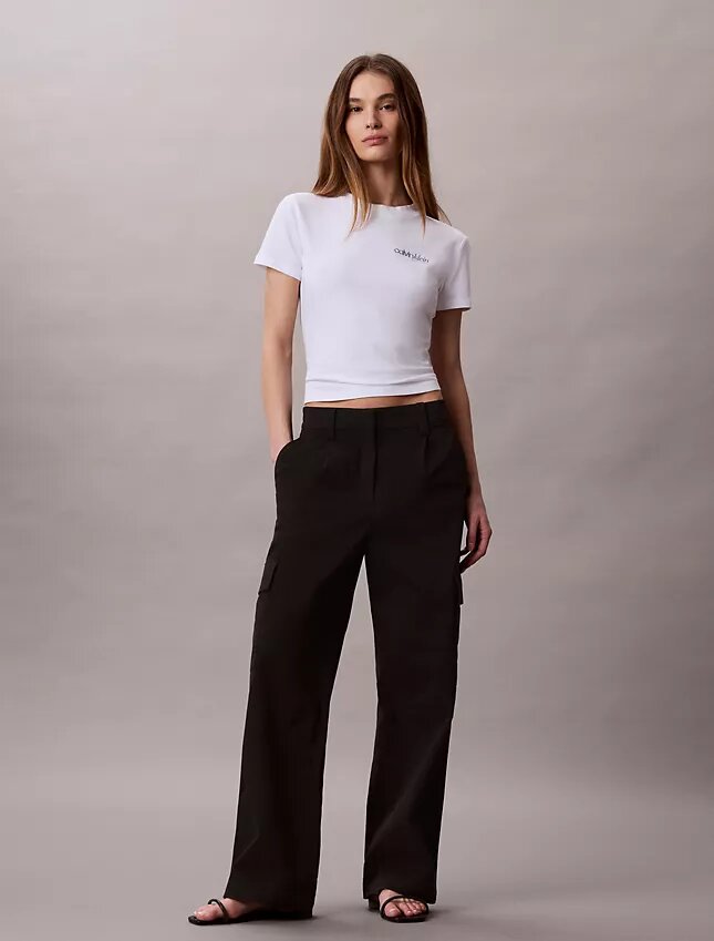 Tricou slim cu logo grafic Tricou slim cu logo grafic