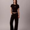 Tricou slim cu logo grafic Tricou slim cu logo grafic