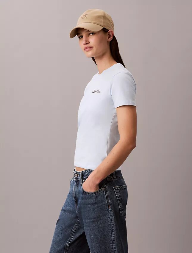 Tricou slim cu logo grafic Tricou slim cu logo grafic
