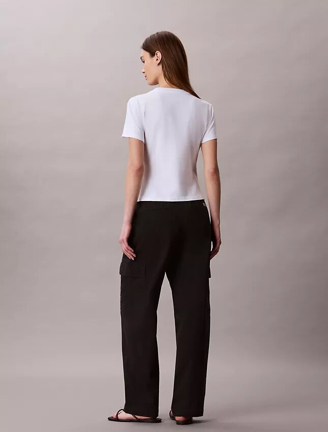 Tricou slim cu logo grafic Tricou slim cu logo grafic