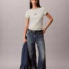 Tricou slim cu logo grafic Tricou slim cu logo grafic