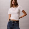 Tricou slim cu logo grafic