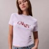 Tricou slim cu logo grafic divizat Tricou slim cu logo grafic divizat