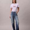 Tricou slim cu logo grafic divizat Tricou slim cu logo grafic divizat