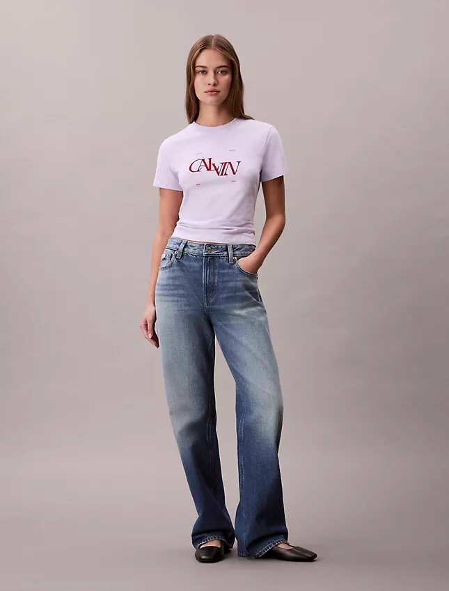 Tricou slim cu logo grafic divizat Tricou slim cu logo grafic divizat