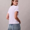 Tricou slim cu logo grafic divizat Tricou slim cu logo grafic divizat