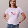 Tricou slim cu logo grafic divizat Tricou slim cu logo grafic divizat