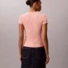 Tricou slim cu logo grafic și nervuri