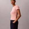 Tricou slim cu logo grafic și nervuri