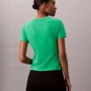 Tricou slim cu logo grafic în dungi Tricou slim cu logo grafic în dungi