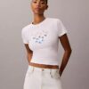 Tricou slim cu logo grafic în straturi Tricou slim cu logo grafic în straturi