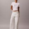 Tricou slim cu logo grafic în straturi Tricou slim cu logo grafic în straturi