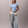 Tricou slim cu logo grafic în straturi Tricou slim cu logo grafic în straturi
