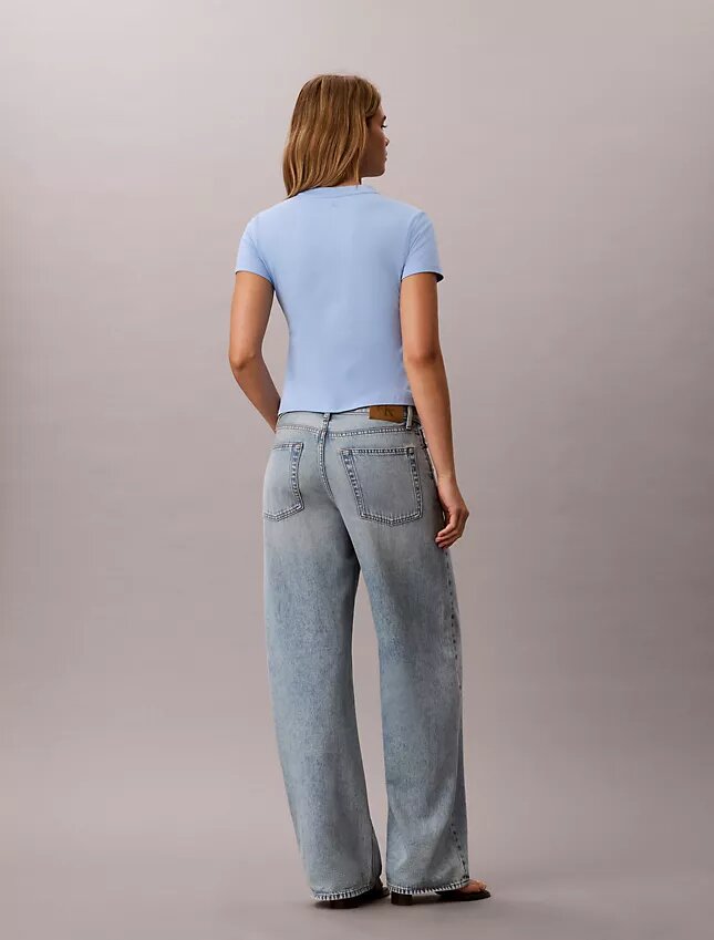 Tricou slim cu logo grafic în straturi Tricou slim cu logo grafic în straturi