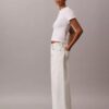 Tricou slim cu logo grafic în straturi Tricou slim cu logo grafic în straturi