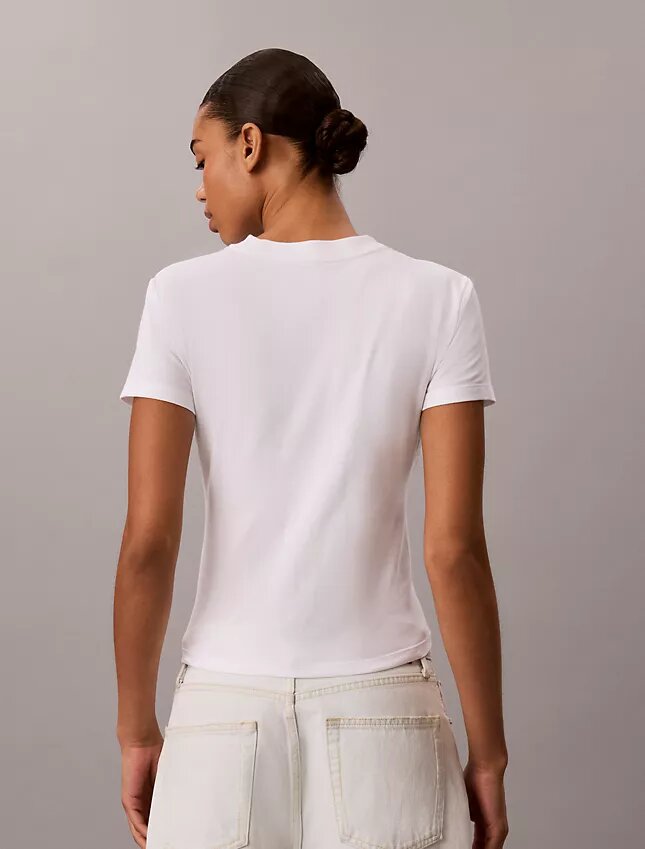 Tricou slim cu logo grafic în straturi Tricou slim cu logo grafic în straturi