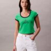 Tricou slim cu logo Monogram