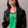 Tricou slim cu logo Monogram
