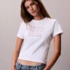 Tricou slim cu logo tipografic Tricou slim cu logo tipografic