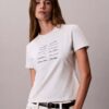 Tricou slim cu logo tipografic