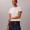 Tricou slim cu logo tipărit în relief