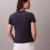 Tricou slim cu logo tipărit în relief Tricou slim cu logo tipărit în relief