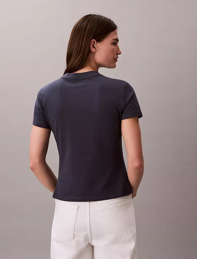 Tricou slim cu logo tipărit în relief Tricou slim cu logo tipărit în relief