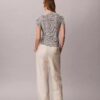 Tricou slim cu volane
