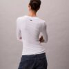 Tricou slim din Modal elastic cu nervuri