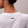 Tricou slim din Modal elastic cu nervuri