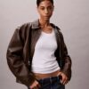 Tricou slim din Modal elastic cu nervuri