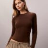 Tricou slim din nailon elastic Tricou slim din nailon elastic