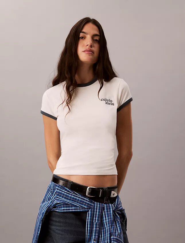Tricou slim fit cu logo 1989 Tricou slim fit cu logo 1989
