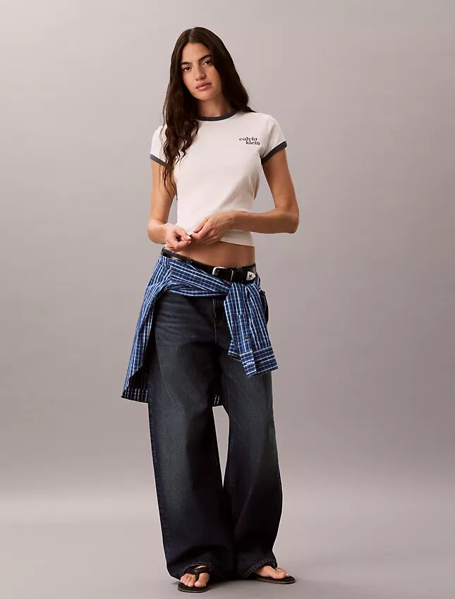 Tricou slim fit cu logo 1989 Tricou slim fit cu logo 1989