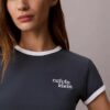 Tricou slim fit cu logo 1989 Tricou slim fit cu logo 1989