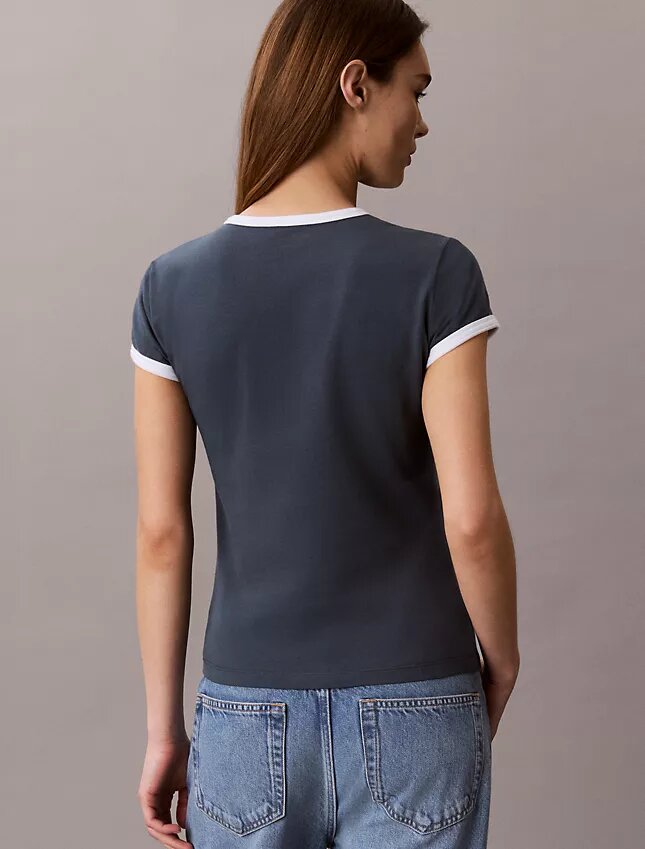 Tricou slim fit cu logo 1989 Tricou slim fit cu logo 1989