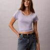 Tricou slim Monologo țesut Tricou slim Monologo țesut