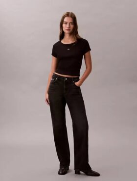 Tricou slim Monologo țesut