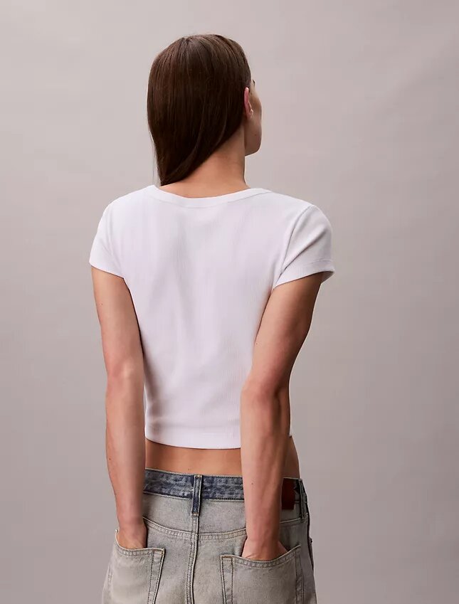 Tricou slim Monologo țesut Tricou slim Monologo țesut