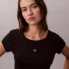 Tricou slim Monologo țesut Tricou slim Monologo țesut